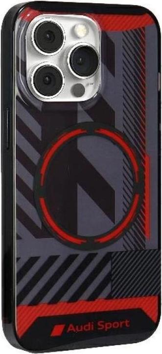 Actual product image Audi IML Sport MagSafe Case iPhone 13 Pro Max 6.7" czarny/black hardcase AU-IMLMIP13PM-RSQ/D2-BK (Apple iPhone 13 Pro Max)