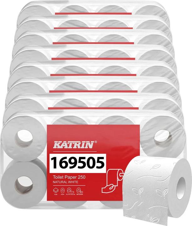 Actual product image Katrin Toilet paper T4 Soft, 2-ply, 60 rolls (60 pcs.)