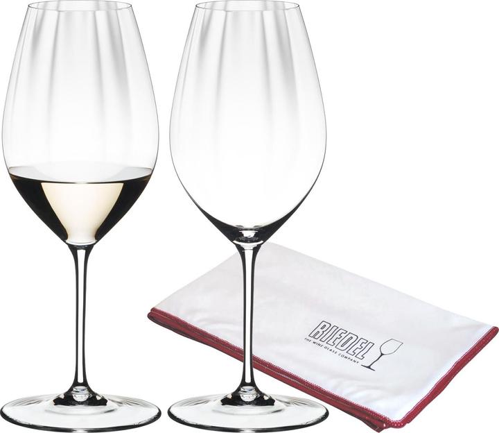 Produktbild Riedel Rieslinggläser inklusive Poliertuch Performance (62.30 cl, 2 Gläser, Weissweingläser)