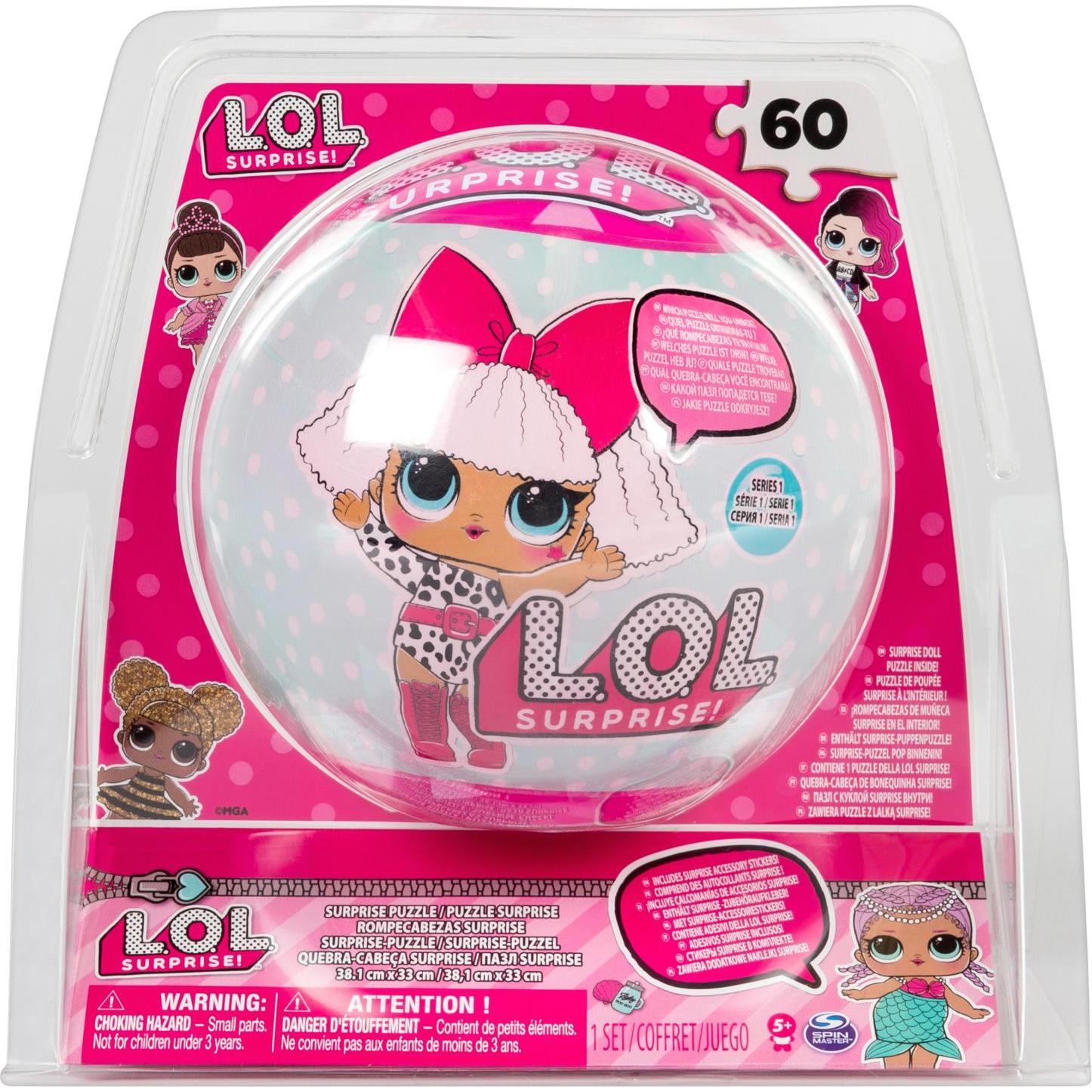 Spin Master L.O.L. Poppenbol Blik Puzzel (60 onderdelen)