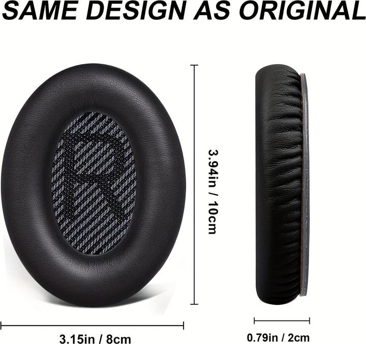 Coussinets De Remplacement Pour Casques Bose QC15, QC35, QC25, AE2 – Confort Amélioré Et Meilleure Isolation