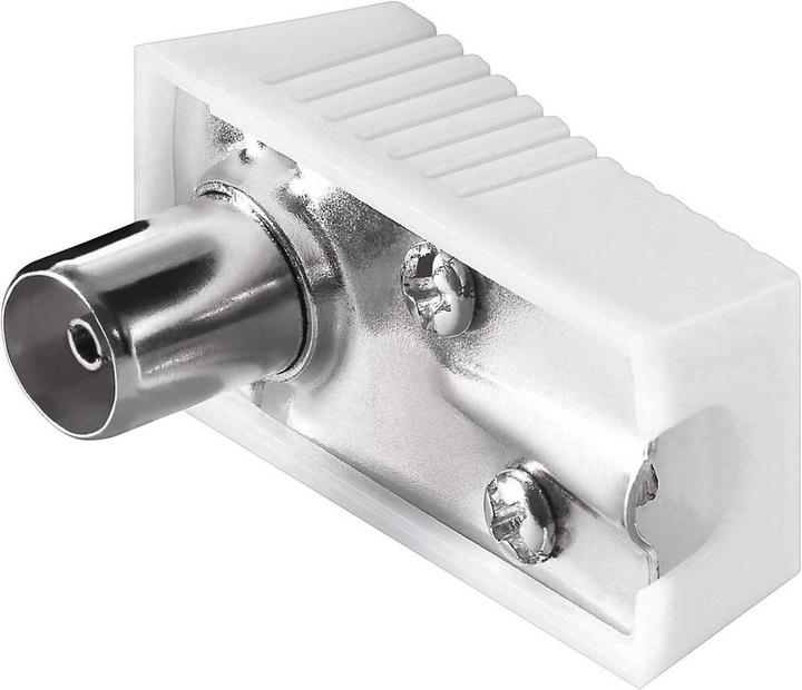 Image du produit Goobay Raccord coudé avec fixation par vis (Fiches et connecteurs)