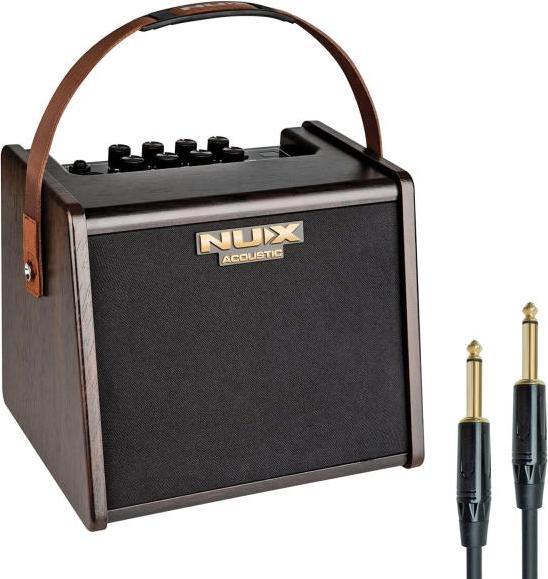 NUX AC-25 Akustik-Gitarren-Verstärker mit Kabel (25 W)