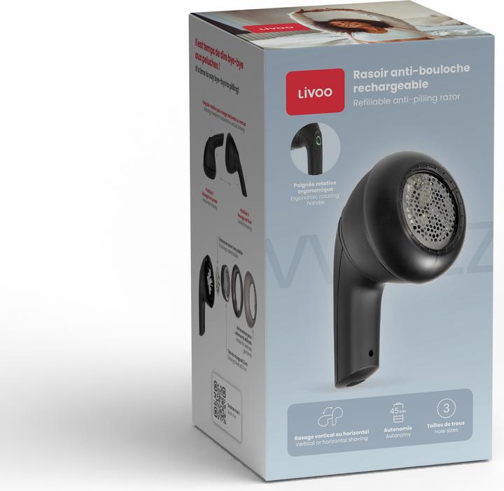 Actual product image Livoo Refillable anti-pilling razor