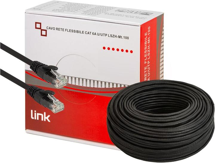 Actual product image hank network cable category 6a non (UTP, CAT6a, 100 m)