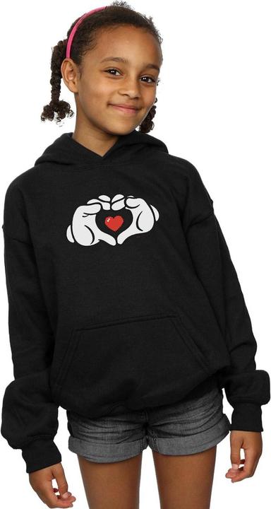 Produktbild Disney Mickey Mouse Heart Hands Kapuzenpullover Mädchen (140, 146)
