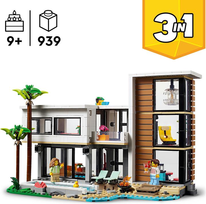 Immagine prodotto LEGO Casa moderna (31153, LEGO Creator 3-in-1)