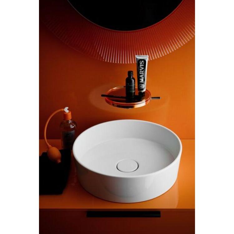 Thumbnail - Laufen, Waschbecken, Waschtisch-Schale KARTELL 420x420x135mm o ÜL ohne Hahnloch weiss (420 mm, 420 mm)