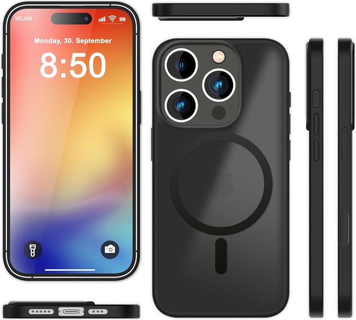 Produktbild Nalia Matte Hybrid Hülle mit MagSafe Funktion (Apple iPhone 16 Pro Max)