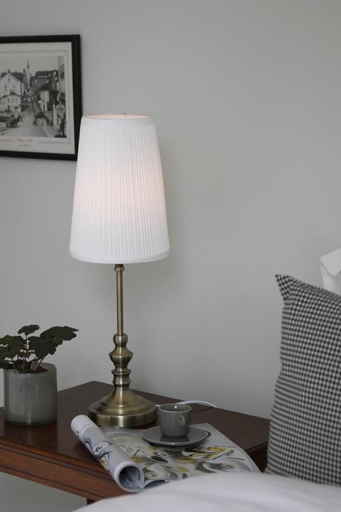 Produktbild Markslöjd NOBLE Table 1L 56cm Offwhite/Antique Brass (E27)