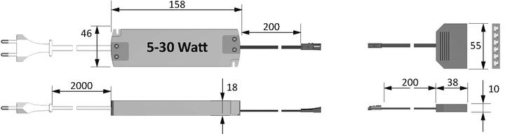 Productafbeelding Halemeier LED transformator 12 V