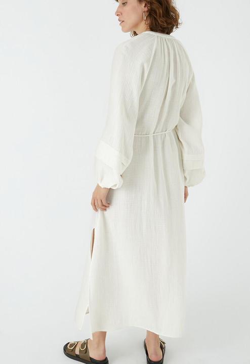 Image du produit La Redoute Collections Longue robe en mousseline avec manches ballon (44)