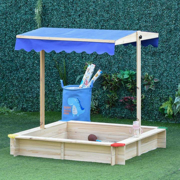 Image du produit Outsunny Bac à sable avec toit réglable