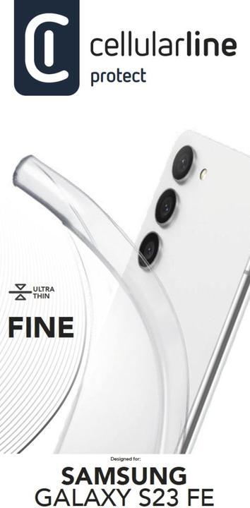 Immagine prodotto Peter Jäckel Custodia Cellularline Fine per Samsung S23 FE trasparente (Samsung Galaxy S23 FE)