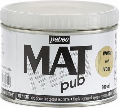 Produktbild Pebeo Acrylic Mat Pub (Elfenbeinbeige, 500 ml)