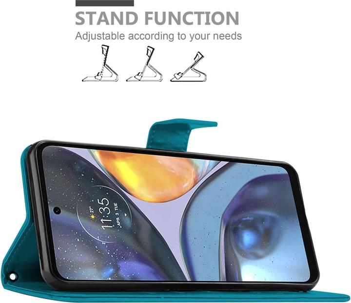 Immagine prodotto Cadorabo Custodia per Huawei P40 LITE 5G / NOVA 7 SE Flower Book (Huawei Nova 7 SE, Huawei P40 Lite 5G)