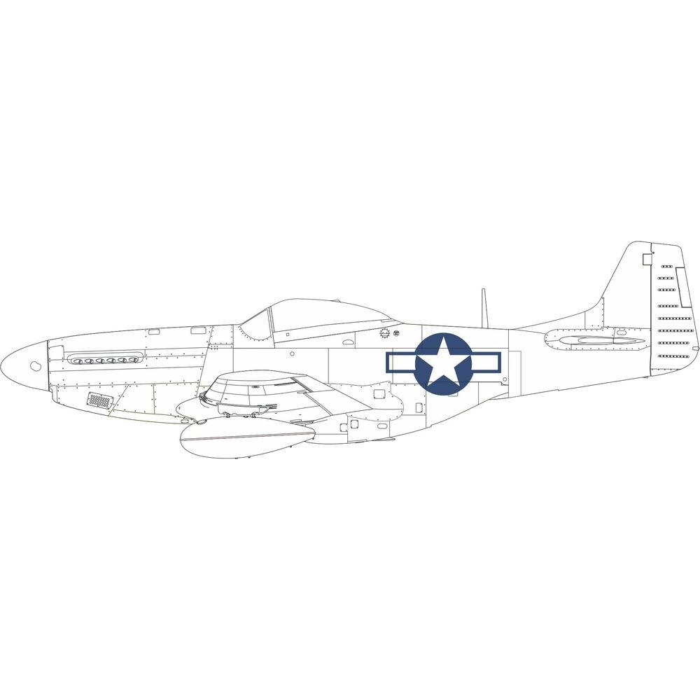 Eduard P-51D national insignia 1/48
