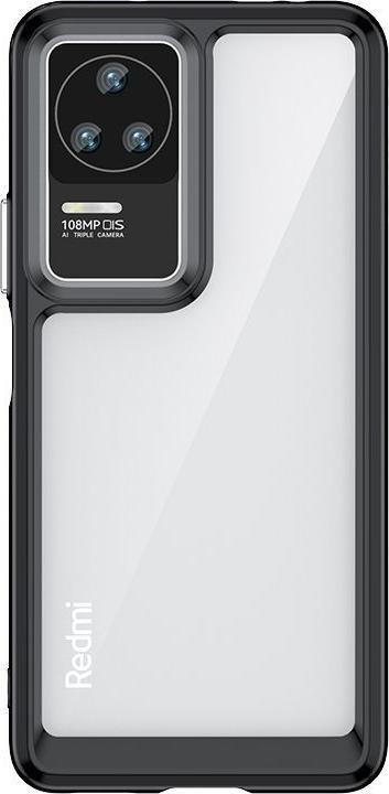 Produktbild Hurtel Outer Space Case for Xiaomi Poco F4 5G cover with a flexible frame black (Xiaomi Poco  M4 5G)