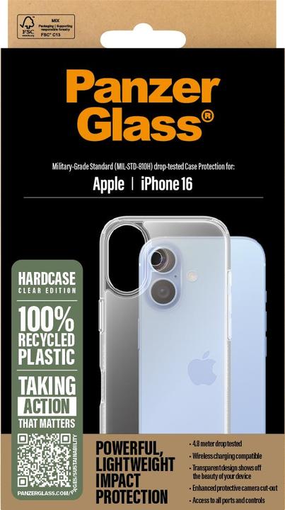 Produktbild PanzerGlass HardCase (Apple iPhone 16)