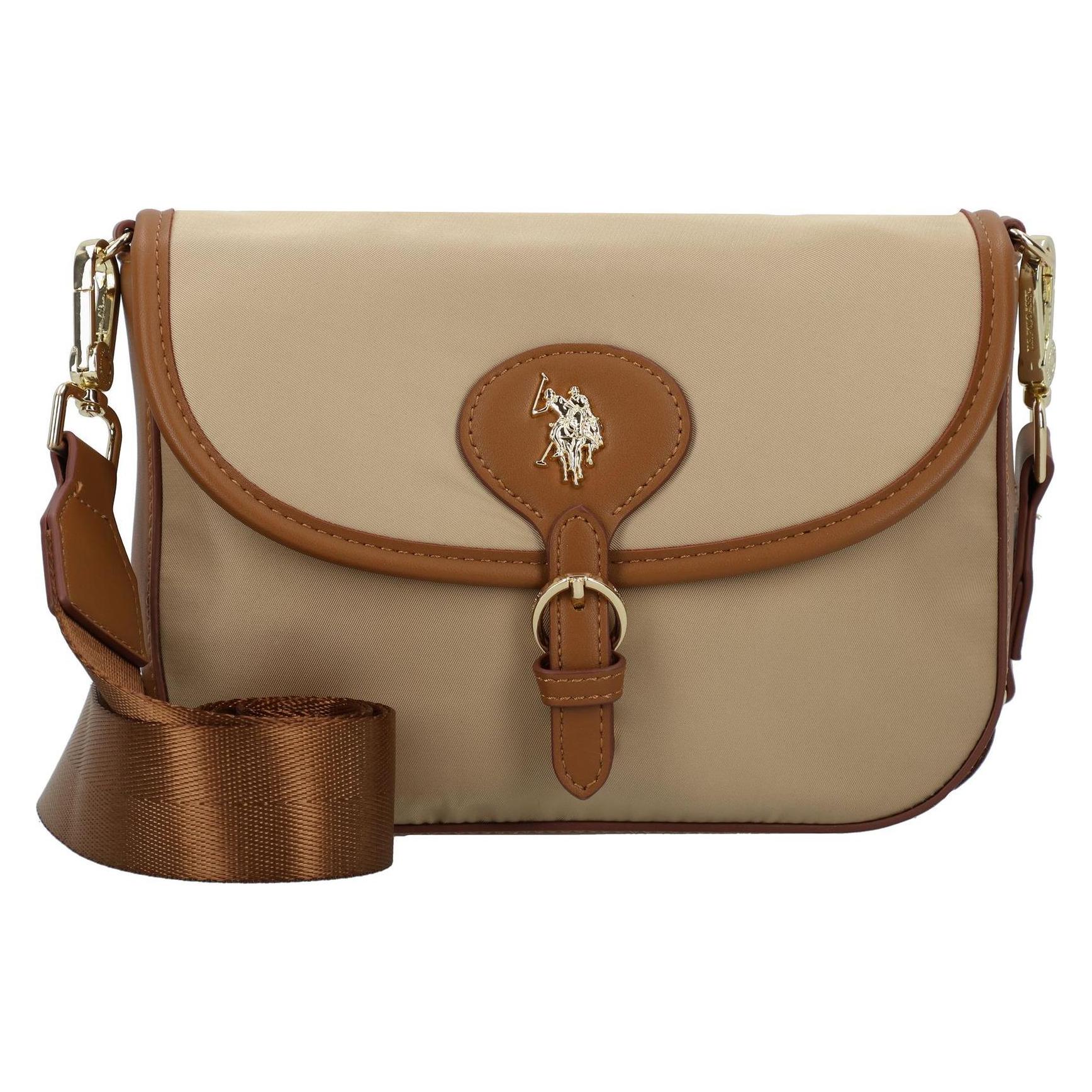 U.S. Polo, Unisex, Handtasche, Houston Umhängetasche 22 Cm, Braun