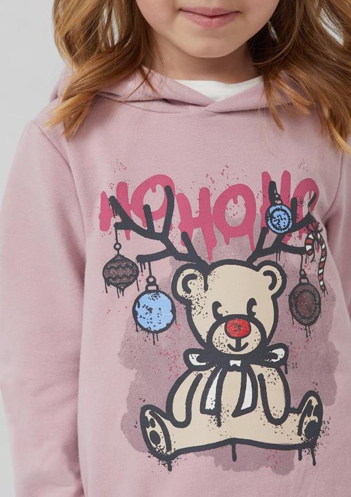 Produktbild s.Oliver Sweatshirt Hoodie mit Weihnachtsprint (92)