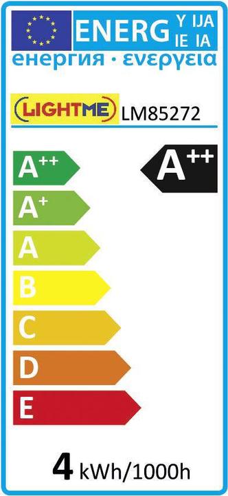 Energy Label LightMe E4 LED Warm Rod Shape Filament (E14, 470 lm, 1x)
