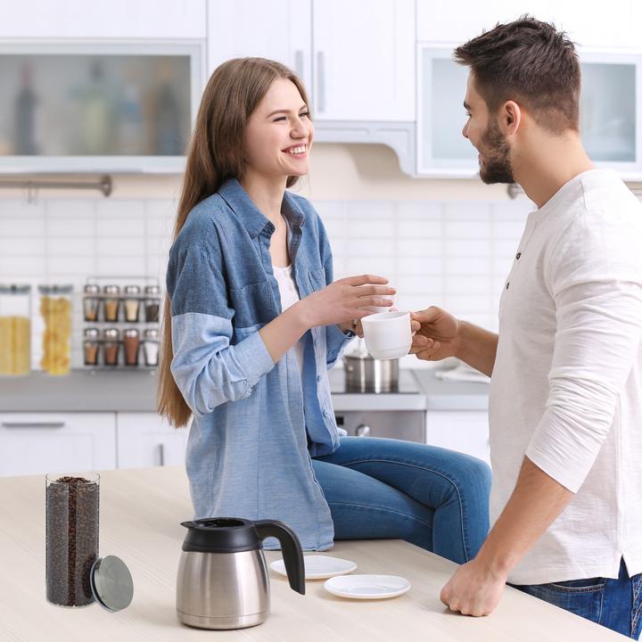 Actual product image Relaxdays Storage Jars, Set of 3 (1.50 l)