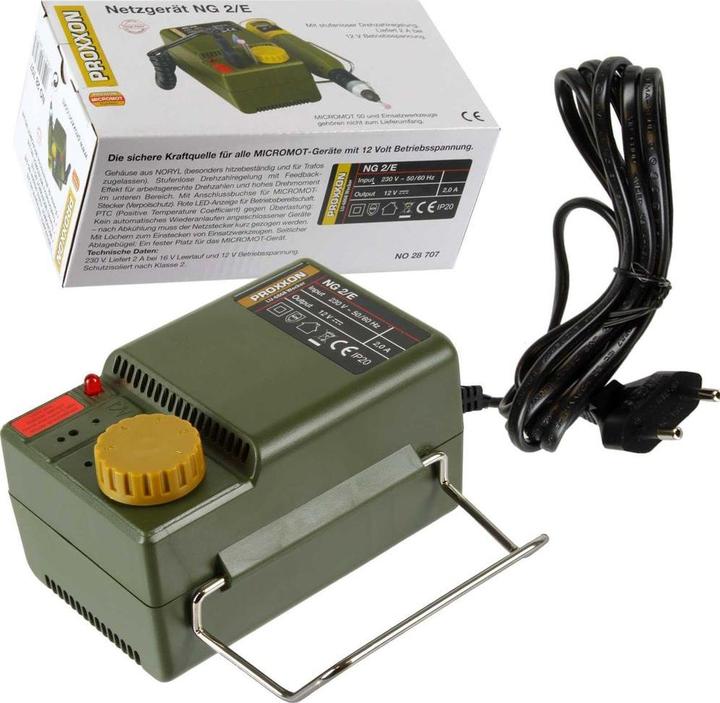 Image du produit Proxxon Alimentation électrique des micromoteurs NG2/E