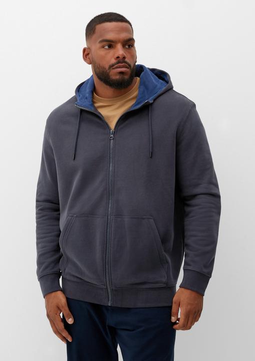 Produktbild s.Oliver Sweatshirt Jacke Sweatjacke mit Kapuze (3XL)