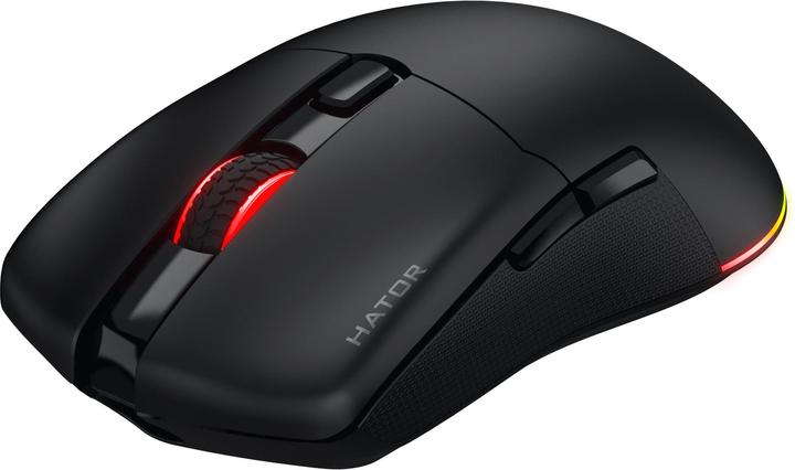 Actual product image Hator Pulsar 3 Wireless, black - Optical Yellow 100M Switches PixArt PMW 3311 (HTM630) (Wireless)