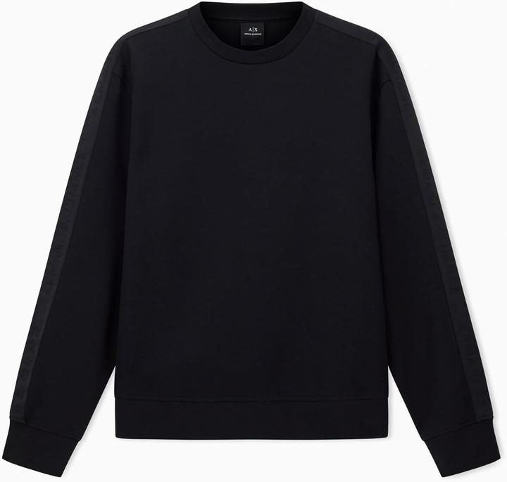 Produktbild Armani Exchange Maglione Essenziale a Maniche Lunghe con Scollo Tondo e Righe (L)