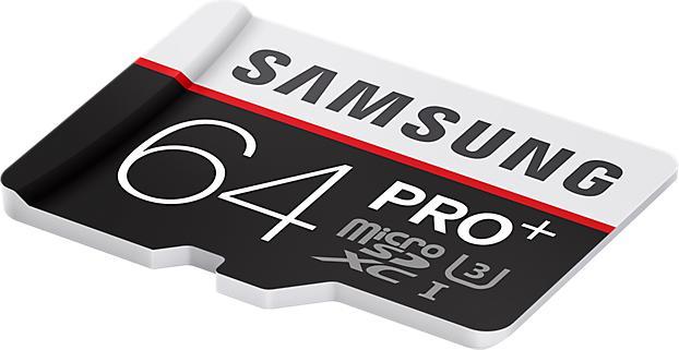 Image du produit Samsung Pro Plus microSDXC (64 Go, microSDXC, U3, UHS-I)
