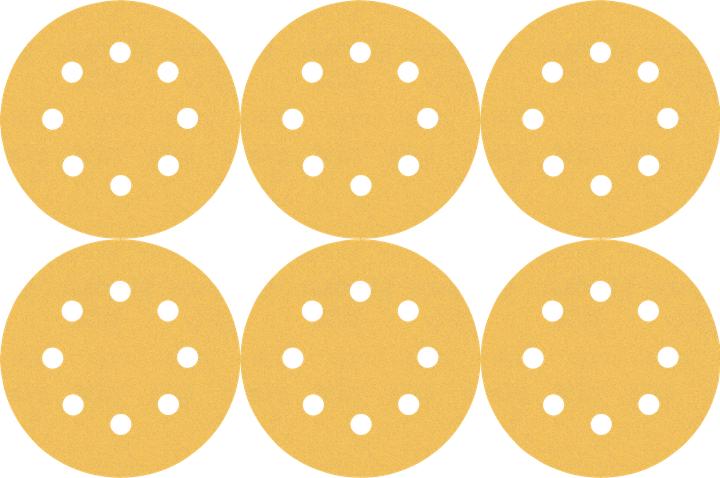 Image du produit Bosch Professional Zubehör Expert C470 Set de papier abrasif pour ponceuse excentrique, 115 mm, 8 trous, G 60/120/240, 6 pcs. (60 - 240)