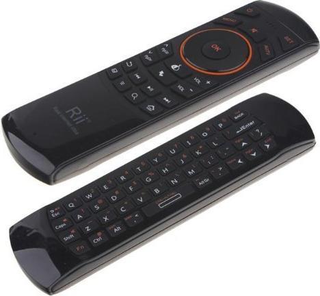 Actual product image Rii mini i25A 6 axis Air mouse keyboard (2.4G), mini keyboard en Airmouse, IR learning, 450 mAh accu (Universal remote control, Infrared)