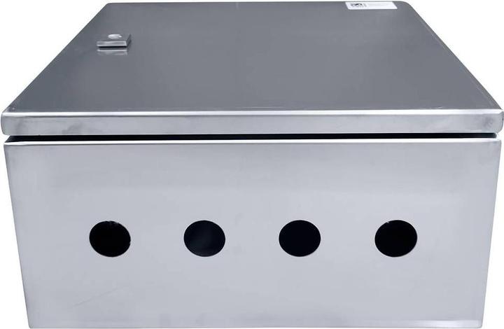 Actual product image Tru Components TC-SS404020 Schaltschrank 400 x 400 x 200 Edelstahl Lichtgrau 1 S (Housing)