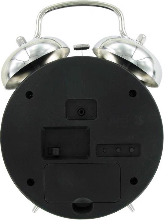 Actual product image AccuCell Alarm clock nostalgic big, the radio alarm clock with metal bell