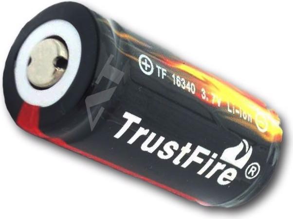 Actual product image Trustfire Battery 16340, PCB protected (1 pcs., 16340, 880 mAh)