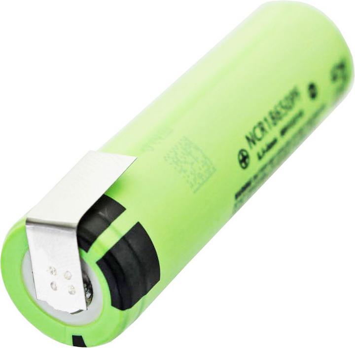 Immagine prodotto Panasonic Akku NCR18650PF – (NCR18650PD) + Lötfahne Z (1 pz., 18650, 2900 mAh)