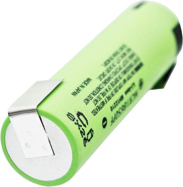 Immagine prodotto Panasonic Akku NCR18650PF – (NCR18650PD) + Lötfahne Z (1 pz., 18650, 2900 mAh)