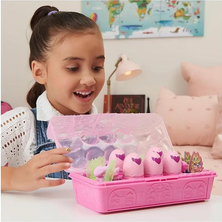 Image du produit Hatchimals Boîte d'oeufs Rainbowcation avec famille de loups, set de jeu avec 10 figurines CollEGGtibles et 2