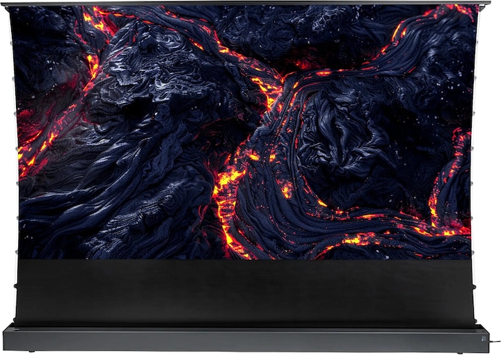 Celexon CLR UST Hochkontrast Bodenscheren Leinwand - HomeCinema V2.0, 120" schwarz (120", 16:9)