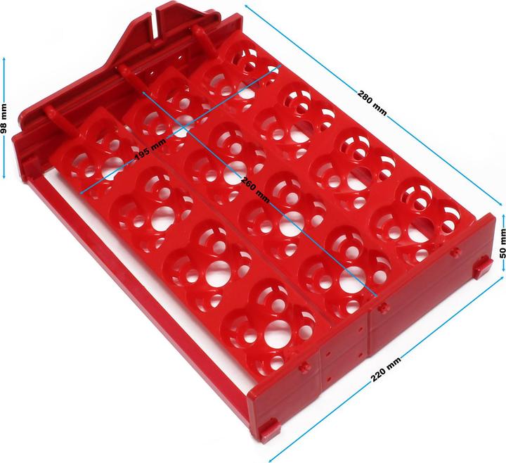 Immagine prodotto Wiltec Incubatrice automatica 12 uova Pezzo di ricambio Inserto Incubatrice Incubatrice di uova Hatcher