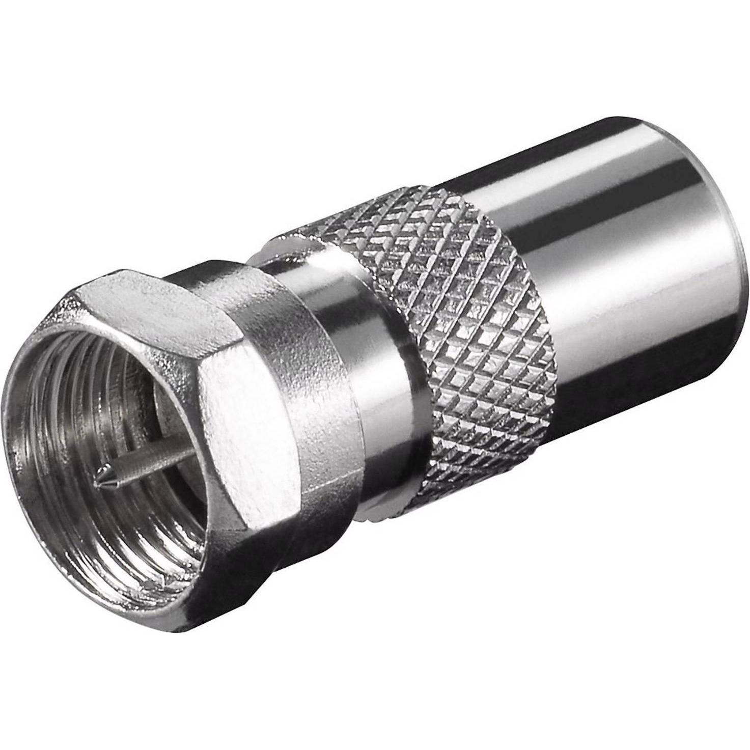 Goobay Antennenadapter (Stecker und Verbinder), SAT Zubehör, Silber