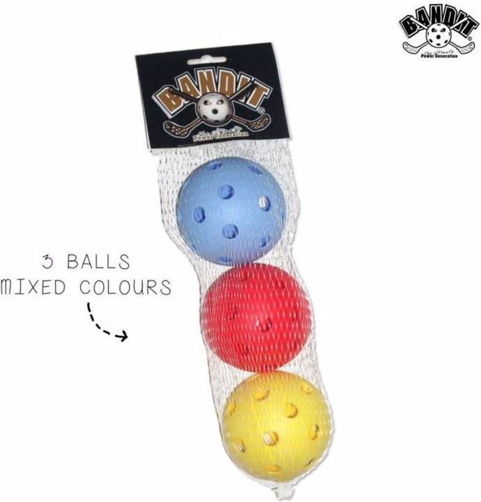 Actual product image Eurostick Floorball balls 3-pack