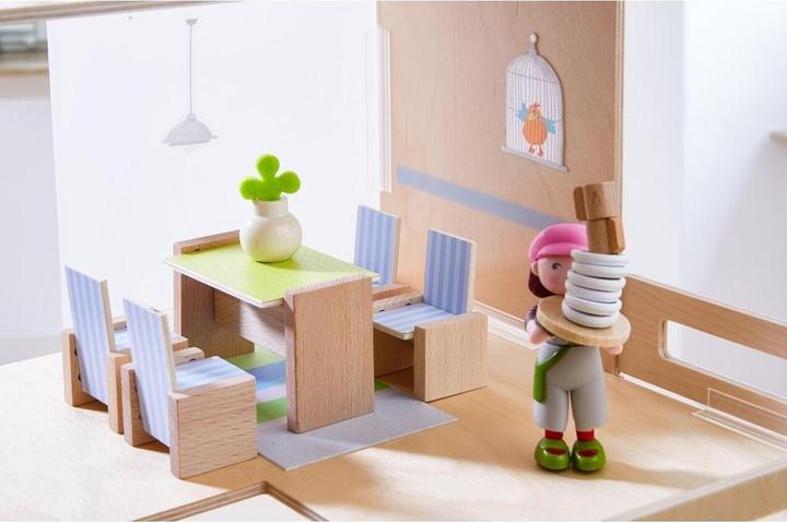 Actual product image Haba Little Friends - Doll's House Furniture Dining Room
