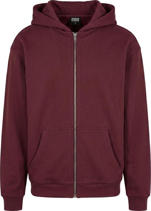 Image du produit Urban Classics Fluffy Zip Hoody burgundy L (L)