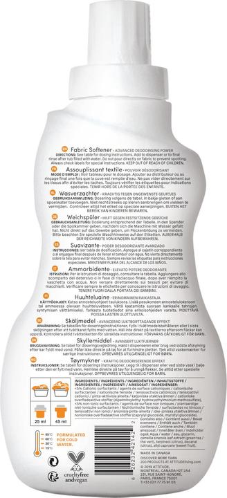Produktbild Attitude Nature + (40 Waschgänge, Flüssigwaschmittel)