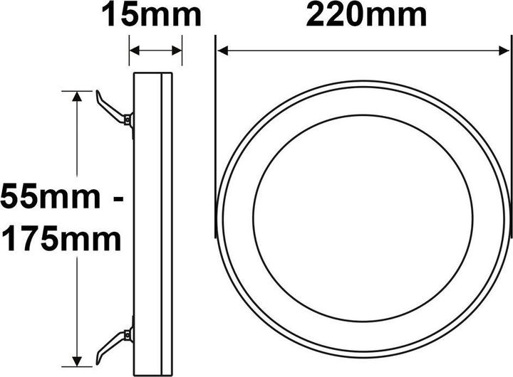 Actual product image Isoled Spotlights, Spots & Surface Mounted Spotlights (1530 lm)