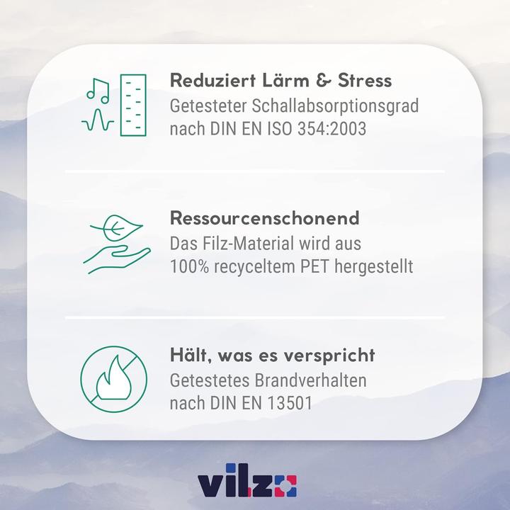 Actual product image Vilz 2er-Set Filz-Schalldämmung (2 pcs.)