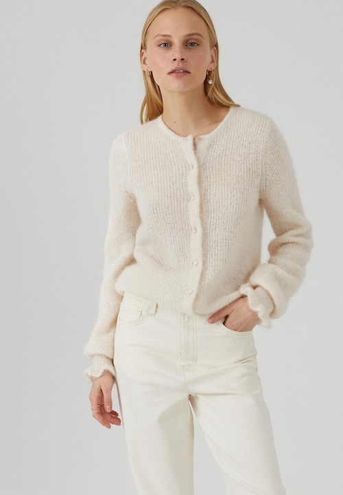 Immagine prodotto La Redoute Collections Cardigan con collo rotondo (M)